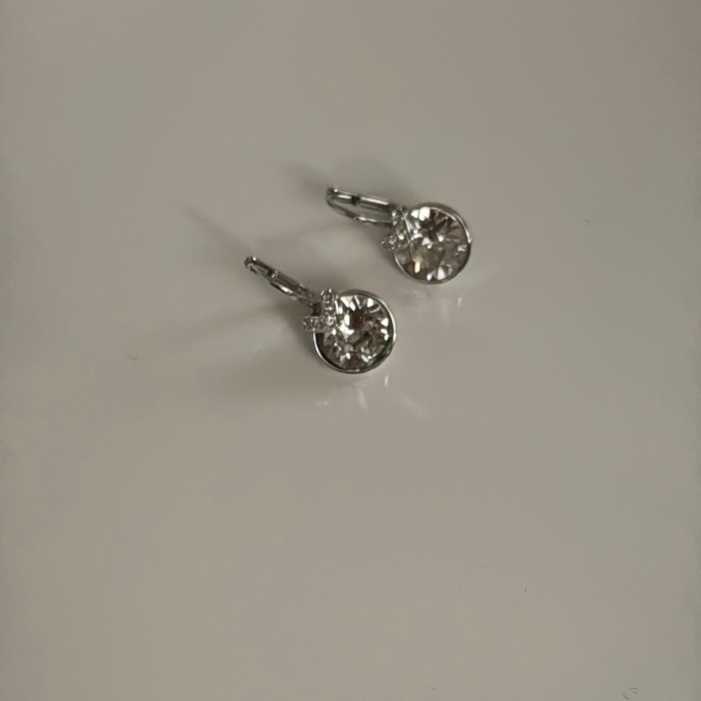 Swarovski Silver Crystal Earrings